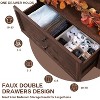 SinCiDo Farmhouse Dresser with 6 Drawer, 58" Wide Vertical Dresser, Drawers Organizer Closet, 2 Different Drawer Sizes for Living Room - 4 of 4