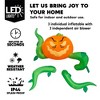 Joyfy 7.5FT Halloween Inflatables Outdoor Decorations, 3 Pcs Window Inflatable Pumpkin Head with Tentacles for Halloween Party Roof Outside Decoration - 3 of 4