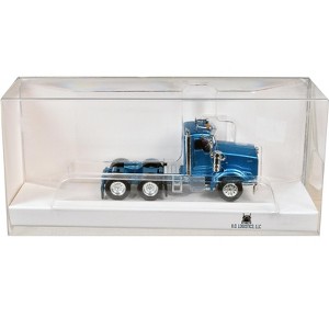 Kenworth T800 Day Cab Blue Metallic 1/87 (HO) Scale Plastic Model