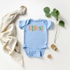The Juniper Shop Littlest Colorful Baby Bodysuit - 24mo - Light Blue - 2 of 2