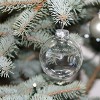 4E's Novelty 12 Pack Clear Christmas Ornaments Balls - 3.15" Empty Ornaments to Fill for DIY Crafts - Easy to Paint & Decorate Christmas Ornaments - 4 of 4