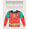 Men's Batman The Animated Series Robin Uniform Front Back Print Long Sleeve Costume T-Shirt - 3 of 4