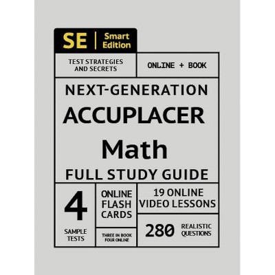 Accuplacer Math Full Study Guide - (Paperback)