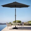 Hyleory 9FT Lighted Market Umbrella for All Seasons/ Size: 91.2" H x 108" W x 108" D - 3 of 4