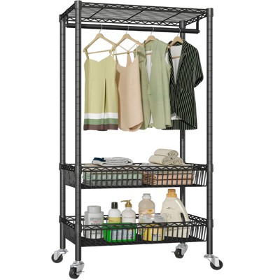 Vipek R2 Plus Rolling Clothes Rack Heavy Duty Garment Rack With Wheels ...