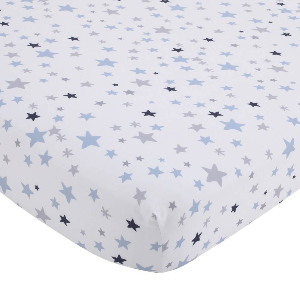 Photos - Bed Linen Little Love By NoJo Shine On My Love Boy Stars - Navy/Light Blue/White