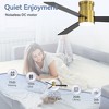 Airsurfer 52-inch 3-Blade Flush Mount Ceiling Fan with LED Light and Remote - 4 of 4