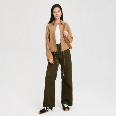 Women's Suede Bubble Jacket - Universal Thread' - image 3