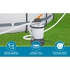 Bestway Flowclear 800 Gallon Sand Filter Pool Pump with ChemConnect, Pre Filter Strainer, and Top Flange Clamp for Above Ground Pools, White - 3 of 4