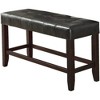 NicBex Upholstered Bench,Faux Leather Dining Bench,Modern Ottoman with Tufted Design for Living Room,Entryway,Kitchen - 3 of 4