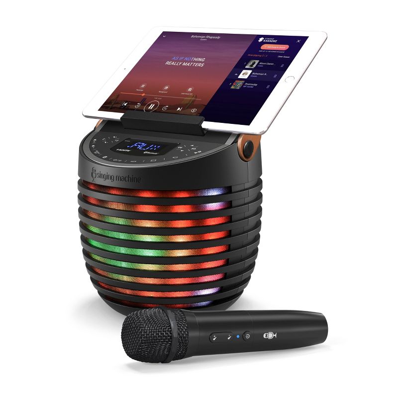 Singing Machine SingCast One Casting Bluetooth Karaoke System with wireless Microphone, 5 of 10