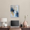 Art Remedy Morning Dew Blue Abstract Wall Art Framed - 2 of 4