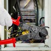 VEVOR Ratcheting Cable Cutter, 10" Wire Cutter Heavy Duty with Gloves, Strong Silicon-Manganese Spring Steel Blade, Red - 2 of 4