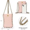 Hachikiko Small Crossbody Purse,Synthetic Leather Phone Wallet with Chain Strap, Stylish Crossbody Phone Bag for Travel & Daily Use - 4 of 4