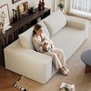 NicBex Modern 2/3-Seat Loveseat Sofa Couch for Living Room,Bedroom,Comfy Upholstered Lounge Futon Couch with Deep Cushions - 2 of 4