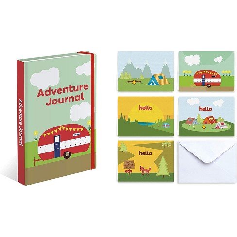 Paper Frenzy Adventure Journal + Camp Notes Set