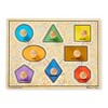 Melissa & Doug Deluxe Jumbo Knob Wooden Puzzle - Geometric Shapes (8pc) - 4 of 4