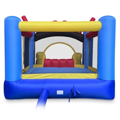 Cloud 9 Race Car Track Inflatable Bounce House with Slide