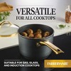 Farberware Forged Induction 3qt Ceramic Nonstick Covered Sauce pan: Dishwasher-Safe, Tempered Glass Lid, Stainless Steel Handle - 3 of 4