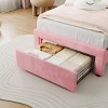 Nasitip Bed Frame with Drawer, Upholstered Platform Bed Frame with Adjustable Headboard, Wooden Slats Support, No Box Spring Needed - 4 of 4