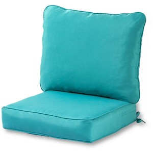 Kensington Garden 2pc Outdoor Chair Back Cushion Set - 1 of 4