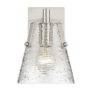 Analia Modern Wall Sconce - Dimmable Steel Fixture for Contemporary Bath Spaces - 1 of 4