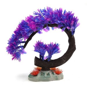 Unique Bargains Plastic Tree Decoration Aquarium Fish Tank Ornament - 1 of 3