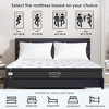 NicBex 12 Inch Full Size Mattress, Medium Firm Individually Hybrid Pocketed Innerspring Mattress, White and Black - 2 of 4