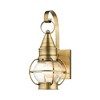 Livex Lighting Newburyport 1 - Light Wall Light in  Antique Brass - 4 of 4