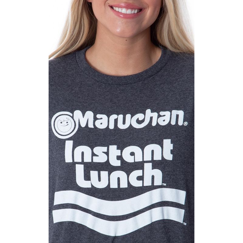 Maruchan Ramen Noodles Instant Lunch Women's Skimmer Long Sleeve T-Shirt, 4 of 5