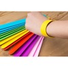 Blue Panda 24 Pack Silicone Slap Bracelets for Kids, Snap Bracelets for Girls and Boys, Birthday Goodie Favors, Classroom Rewards, 6 Colors, 8.5 x 1" - 4 of 4