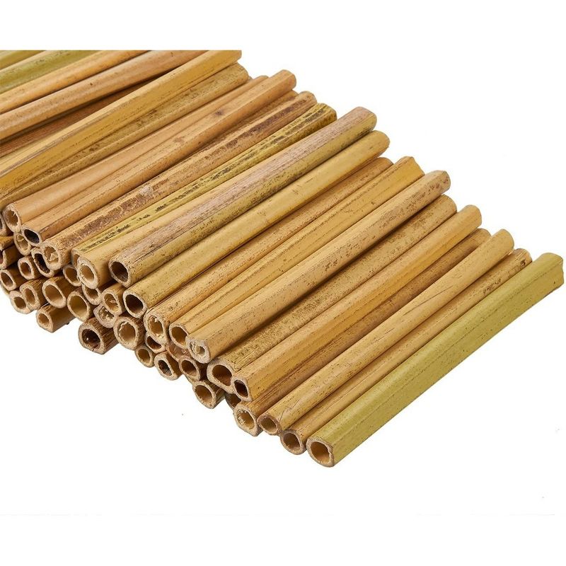 Juvale 100 Pack Wood Bamboo Sticks for Crafts, DIY Bee Houses, Jewelry, Projects (5.2 In), 5 of 8