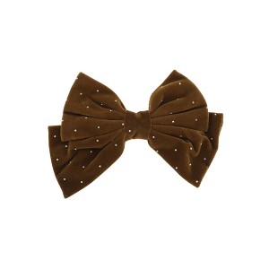 Unique Bargains Cute Rhinestones Bow Spring Hair Clips 1 Pc - 1 of 4