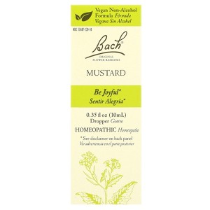 Bach Original Flower Remedies, Mustard, 0.35 fl oz (10 ml) - 1 of 4