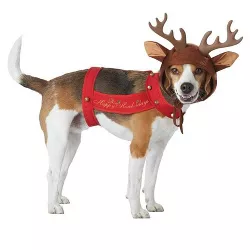 California Costumes Reindeer Dog Pet Costume X Small