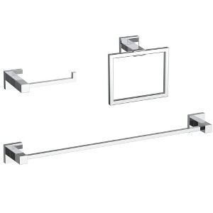 Elegant Lighting Isla 3-Piece Bathroom Hardware Set - 1 of 4