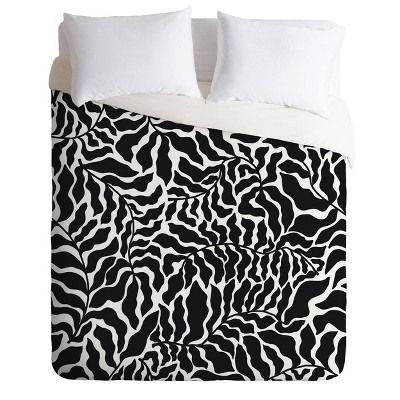 Twin/Twin XL Beshka Kueser Abundance Duvet Set Black/White - Deny Designs