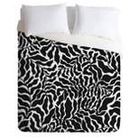 Beshka Kueser Abundance Comforter Set Black/White - Deny Designs
