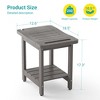Sonkuki HIPS Waterproof Shower Benches for Inside with Shower Head Holder for Spa, Bath, Shaving Legs - 3 of 4