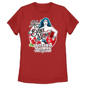 Women's Wonder Woman Every Mom is Wonder Woman T-Shirt - 1 of 4