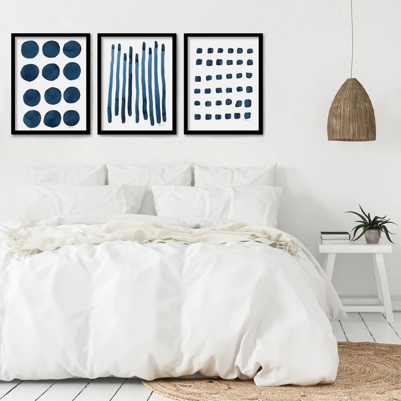 Americanflat Minimalist Abstract (Set Of 3) Triptych Wall Art Mid Century Minimalist By Dreamy Me - Set Of 3 Framed Prints, 3 of 6