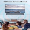 Itopfox 2 in 1 Separable Sound Bar for Smart TV, 2.2 Channel Bluetooth 5.0 Speaker with Surround Sound, Built-in Dual Subwoofer, Bass Adjustable - 4 of 4