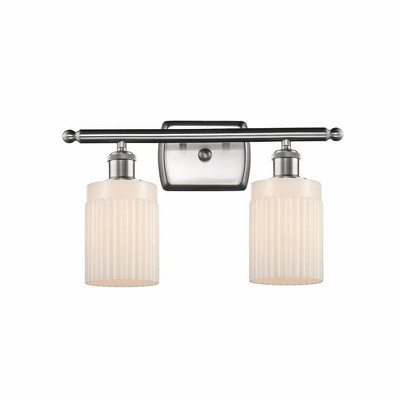 Hadley - 2 Light Bath Vanity In Art Deco Style-9 Inches Tall and 16 Inches Wide