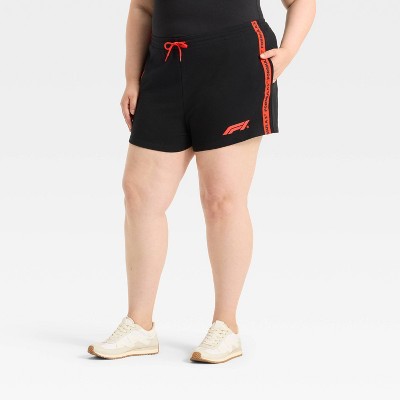 Women's Formula 1 Graphic Shorts - Black/Red