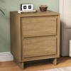 Heynemo 2-Drawer Dresser, Modern Wood Dresser with Clean Edge Detailing, Versatile Storage Unit for Bedroom, Living Room, Office, Entryway - 2 of 4