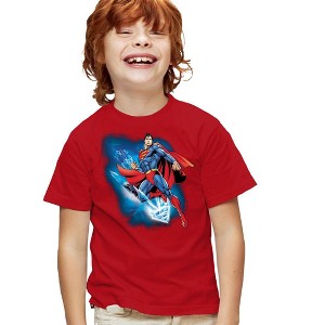 Boys' Short Sleeve Superman Crystallize T-Shirt - 1 of 4