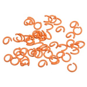 Unique Bargains Carbon Steel DIY Crafts Jewelry Making Open Connector Jump Rings 100 Pcs - 1 of 4