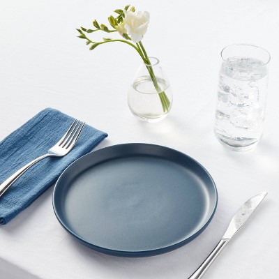 8&#34; Stoneware Tilley Salad Plate Blue - Threshold&#8482;