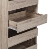 Honey-Can-Do 4 Drawer Stackable Cabinet Oak: Modular Storage, Stackable Shelves, Bookcase, MDF & Particle Board - 2 of 4