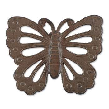 Cast Iron Butterfly Stepping Stone Brown - Zingz & Thingz
